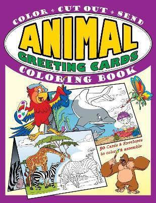 Animal Greeting Cards Coloring Book(English, Paperback, Whalen MD)