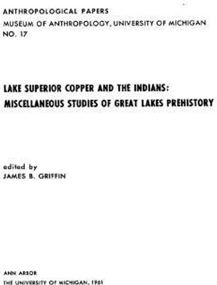 Lake Superior Copper and the Indians(English, Paperback, unknown)