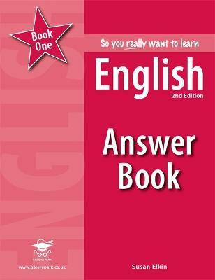 So you really want to learn English Book 1 Answer Book(English, Paperback, Elkin Susan)