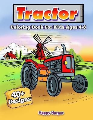 Tractor Coloring Book(English, Paperback, Hall Harper)