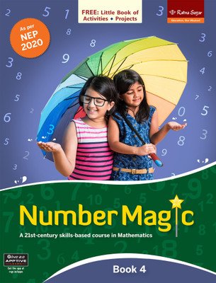 Number Magic 4 (NEP 2020) | Number Magic Book For Class 4 by Ratna Sagar(Paperback, Sunita Arora)