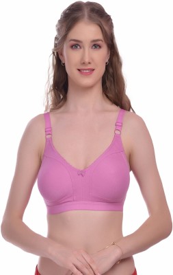 Viral Girl Women T-Shirt Non Padded Bra(Pink)