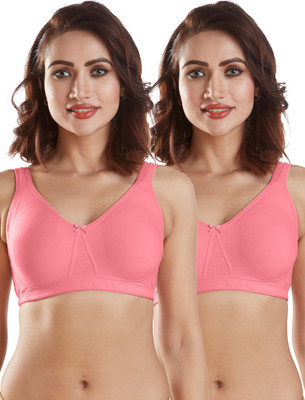 Sonari Apple Women Full Coverage Non Padded Bra(Pink)