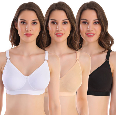 POOJA RAGENEE Women Full Coverage Non Padded Bra(Multicolor)