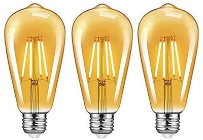 Ahuja International 4 W Basic Standard E27 LED Bulb(White, Pack of 3)