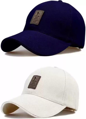 Zadinga Self Design Sports/Regular Cap Cap(Pack of 2)