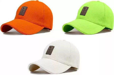 Dcmr Self Design Sports/Regular Cap Cap(Pack of 3)