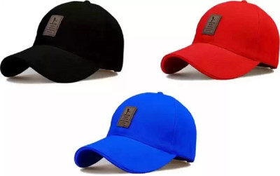 Capitalpoint Self Design Sports/Regular Cap Cap(Pack of 3)