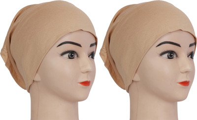 MONATI Solid Skull Cap Cap(Pack of 2)