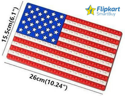 Flipkart SmartBuy Rubber Standard Mat For  Universal For Car(Multicolor)