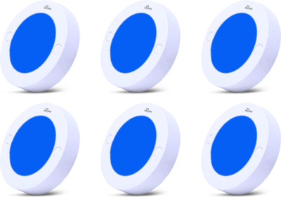 MURPHY 3W Strikon Surface LED Light – Blue | Flush Mount – Pack of 6 Ceiling Light Ceiling Lamp(Blue)