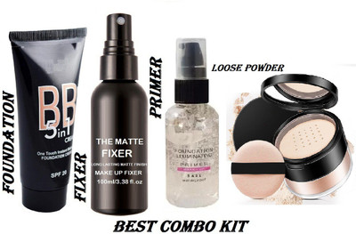 KAIASHA bridal makeup kit primer fixer(4 Items in the set)
