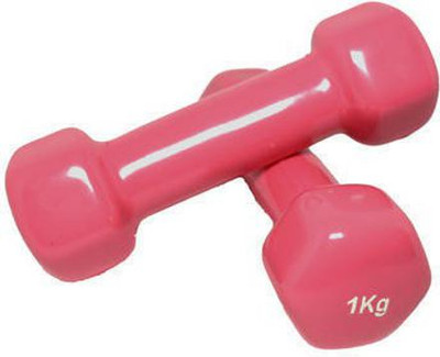 HACKERX home workout equipment for women Fixed Weight Dumbbell(1 kg)