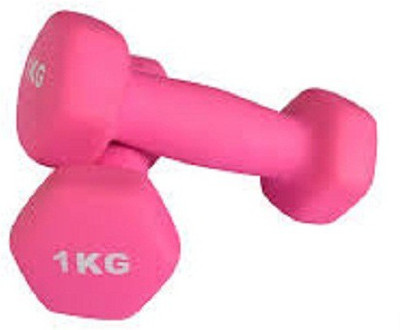 LCARNO dumbbells set for women Fixed Weight Dumbbell(1 kg)