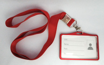 elegante Aluminum, Nylon ID Badge Holder, Lanyard(Pack of 1)