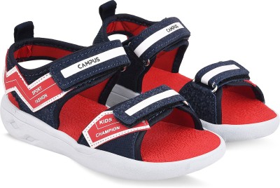 CAMPUS Boys Velcro Sports Sandals(Blue)