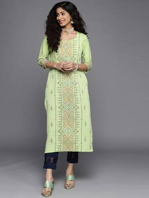 Libas women's printed hot sale straight kurta