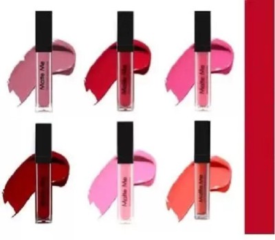 Marie Huda Sensational Forever Matte Me Liquid Beauty Lipstick Set Of 6(Multicolor, 36 ml)