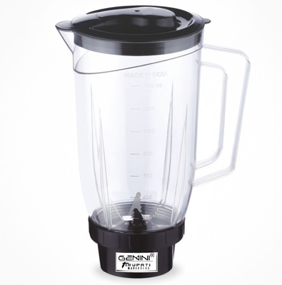 Gemini Unbreakable Juicer Jar for Mixer Grinder Transparent Plastic without filter Mixer Juicer Jar(1500 ml)