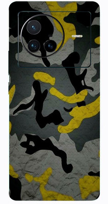 BugguSkin VIVO X80 5G Mobile Skin(Ultra Super Camouflage Military Yellow Skin With High Matte Finish.)