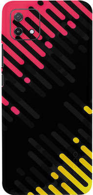BUGGU Abstract Lines Mobile Back Skin Guard, Abstract Lines, Oppo A16K Mobile Skin(Abstract Lines Skin With High Matte Finish.)