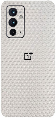 AsSkin OnePlus 9RT 5G, one plus 9rt 5g Mobile Skin(Ultra Super White Carbon Fiber With High Matte Finish.)