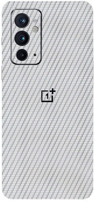 AsSkin OnePlus 9RT 5G, one plus 9rt 5g Mobile Skin(Ultra Super Silver Carbon Fiber With High Matte Finish.)