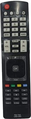Akshita LED-353 WN70C TV Compatible For Smart LED LCD TV Remote Control WESTON Remote Controller(Black)