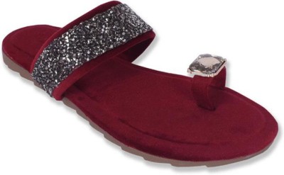 clbohara Women Flats(Maroon , 7)