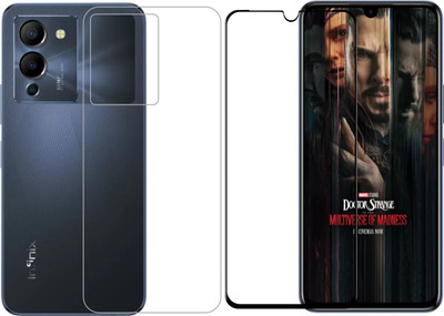 Ten To 11 Front and Back Tempered Glass for Infinix Note 12 Turbo(Pack of 2)