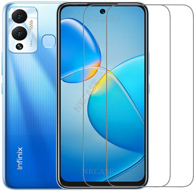 NKCASE Tempered Glass Guard for Infinix HOT 12 Play(Pack of 2)