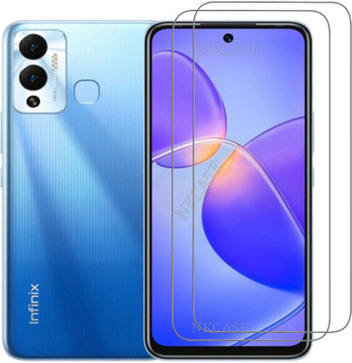 NKCASE Tempered Glass Guard for Infinix HOT 12 Play(Pack of 2)