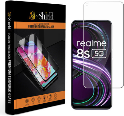 MS-Shield Tempered Glass Guard for Realme 8s 5G(Pack of 1)