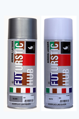 FUTURSTIC HUB Multicolor Spray Paint 400 ml(Pack of 2)