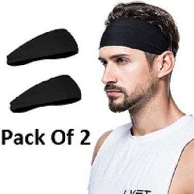 Renyke Gym Headband for Men & Women - Sports Workout & Running, Headband for Long Hair Head Support