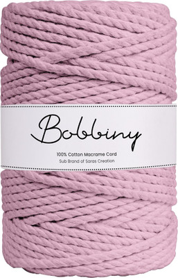 Bobbiny Light pink Thread(50 m Pack of1)