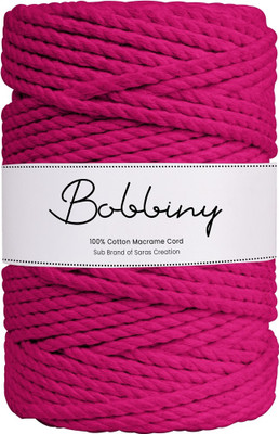 Bobbiny Dark Pink Thread(50 m Pack of1)