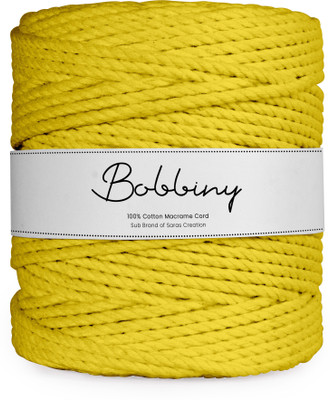 Bobbiny Bright yellow Thread(100 m Pack of1)