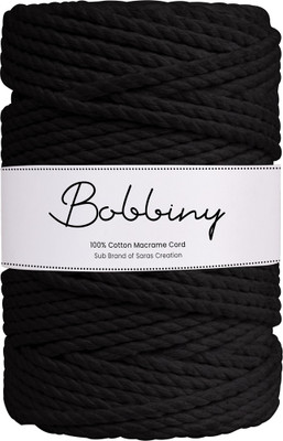 Bobbiny Black Thread(50 m Pack of1)