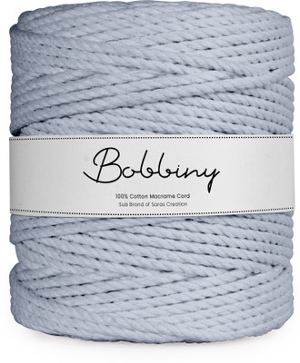 Bobbiny Jewellery white Thread(100 m Pack of1)