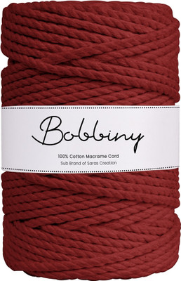 Bobbiny Maroon Thread(50 m Pack of1)