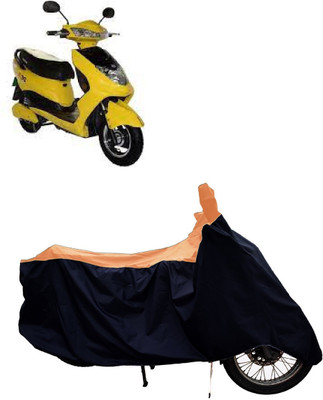 Tricway Two Wheeler Cover for Okinawa(R30 electric scooter, Orange)