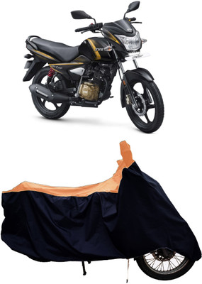 Tricway Two Wheeler Cover for TVS(Victor Premium BS6, Orange)