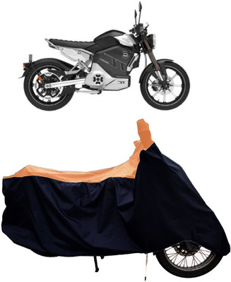 Tricway Two Wheeler Cover for Revolt(RV Cafe Racer BS6, Orange)