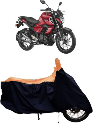 Tricway Two Wheeler Cover for Yamaha(FZ S FI New BS6, Orange)