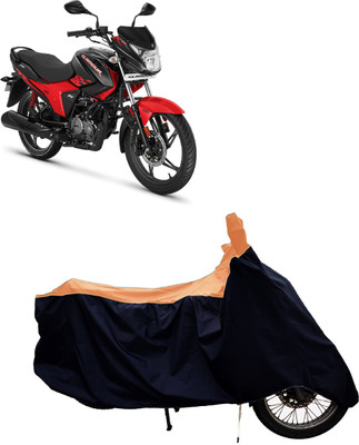 Tricway Two Wheeler Cover for Hero(New Glamour BS6, Orange)