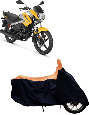 Tricway Two Wheeler Cover for Hero(Passion Pro, Orange)