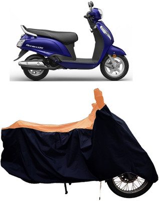 Tricway Two Wheeler Cover for Suzuki(New Access 125, Orange)