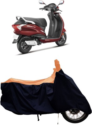 Tricway Two Wheeler Cover for Hero(Duet 125CC, Orange)