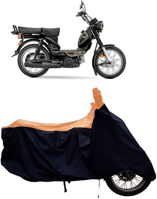 Tricway Two Wheeler Cover for TVS(XL 100 Heavy Duty, Orange)